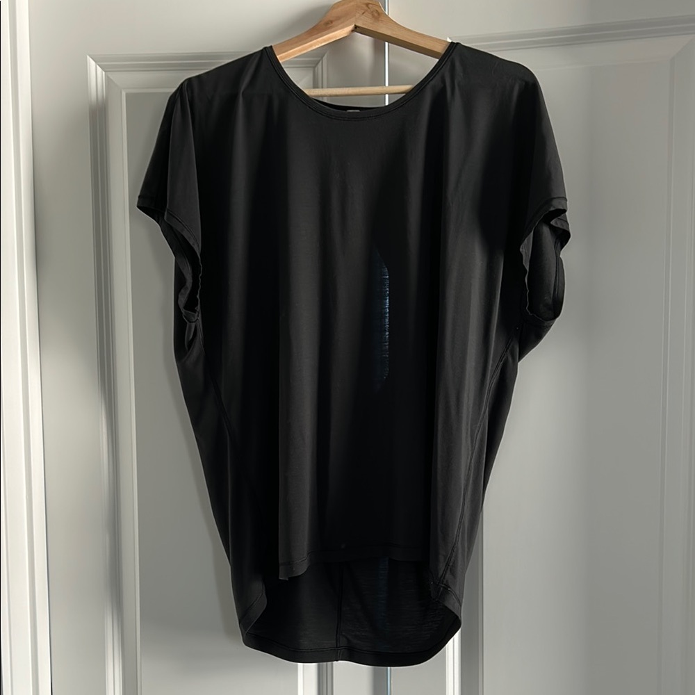 Lululemon Athletica Black Relaxed Short Sleeve T-shirt